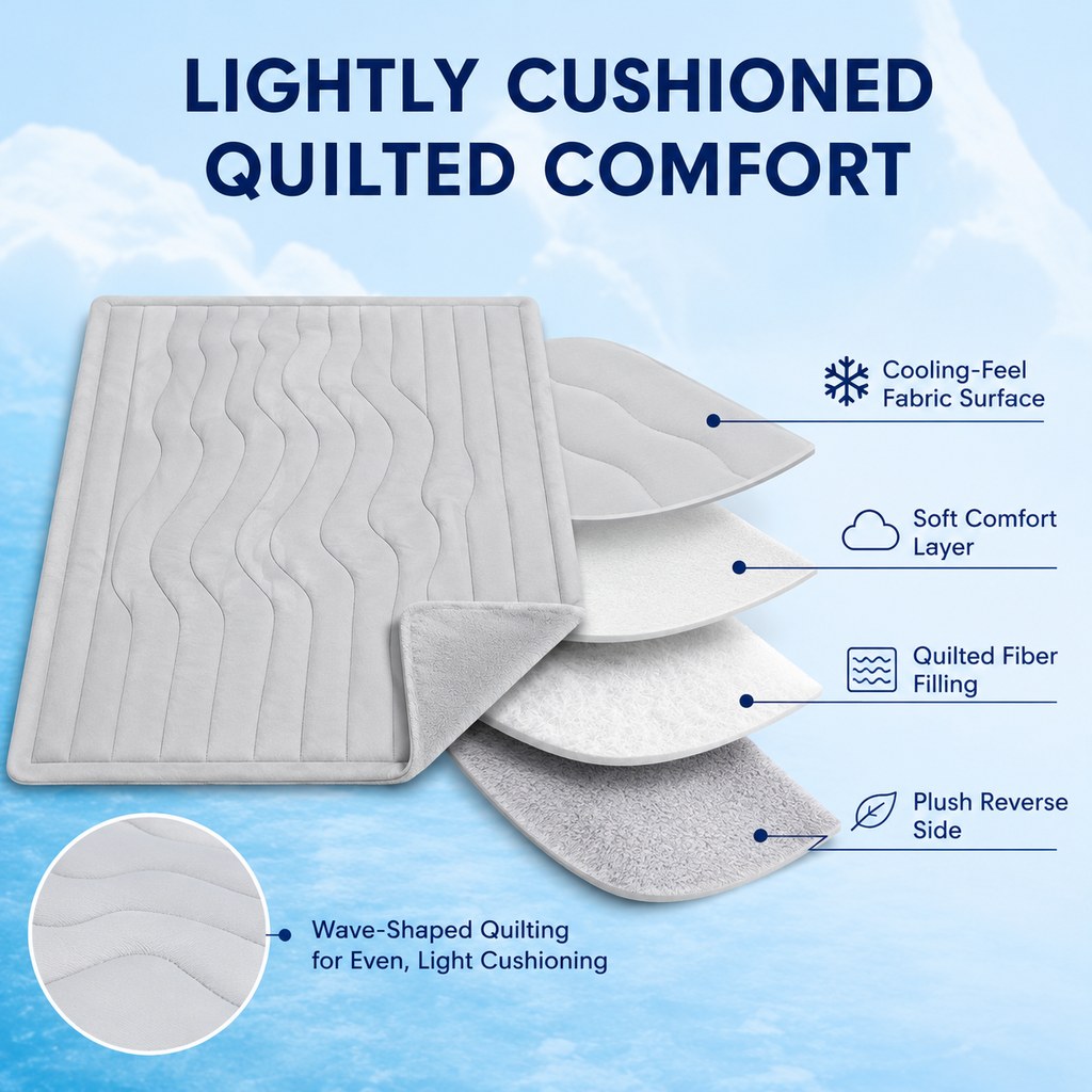 Cooling-Feel Pet Mat – No Water or Power Needed