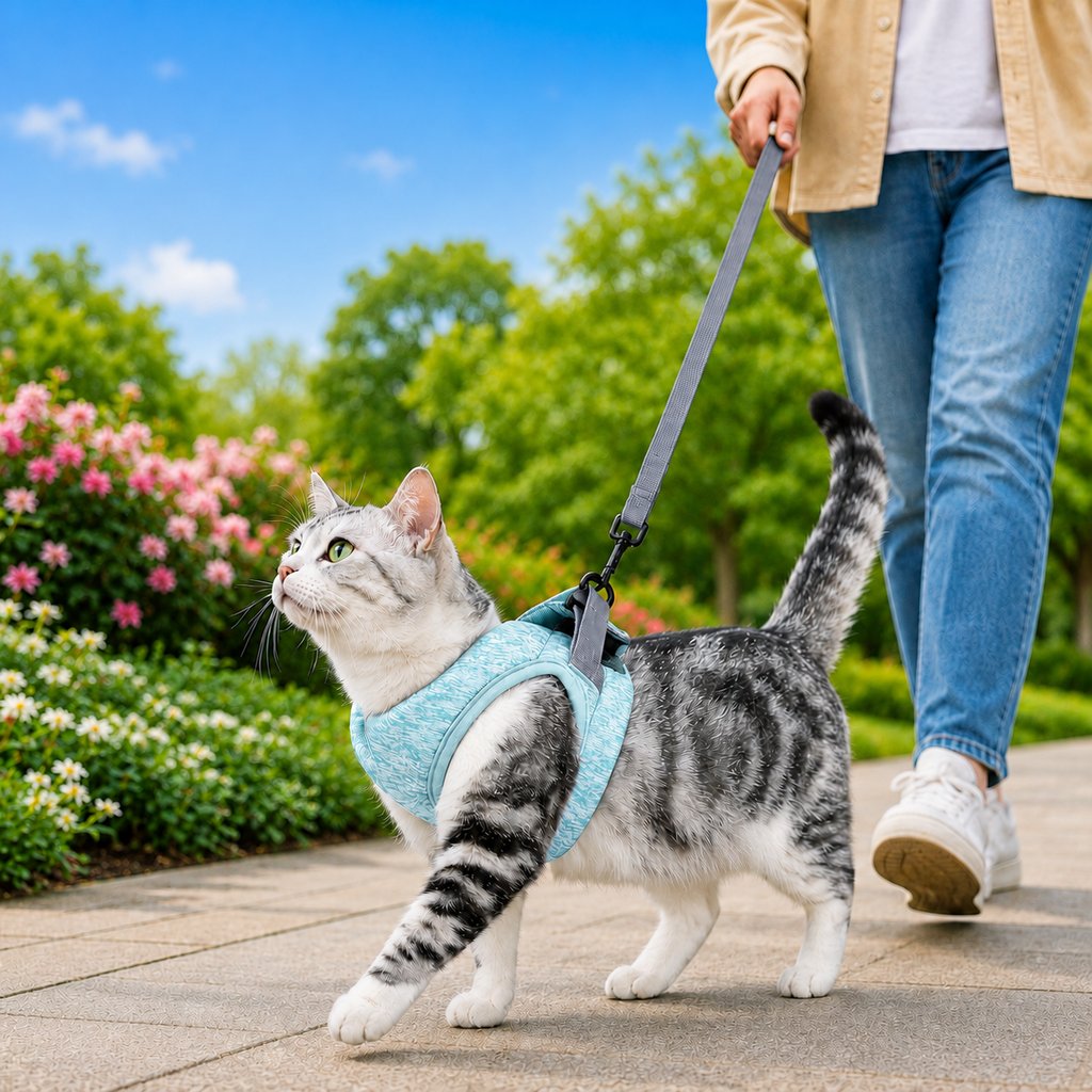 Lightweight Cat Harness & Leash Set – Secure Walks