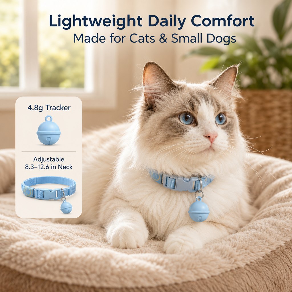 Smart Tracker Bell Collar – Find Hiding Pets Fast