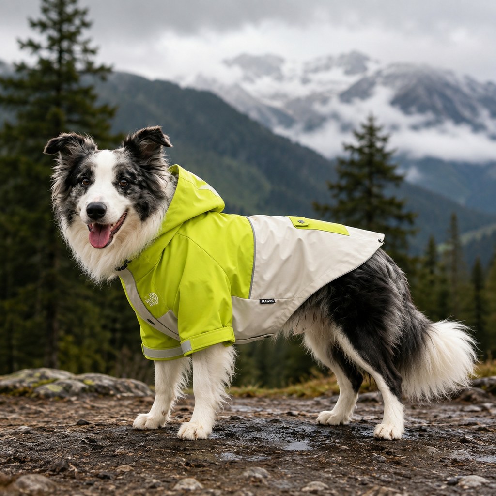 Water-Resistant Dog Windbreaker – Rain & Wind Cover