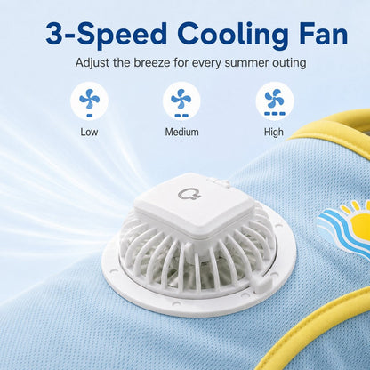 Cooling Fan Dog Summer Vest – Outdoor Heat Relief