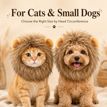 Lion Mane Pet Headpiece – Easy Halloween Costume