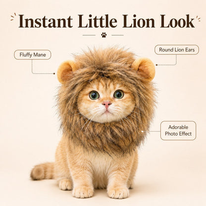Lion Mane Pet Headpiece – Easy Halloween Costume