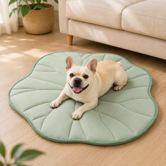 Lotus Leaf Cooling Pet Mat – Reversible & Washable