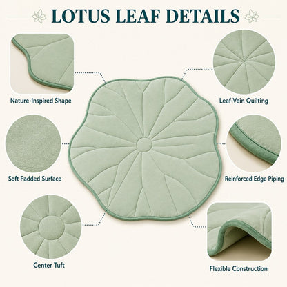 Lotus Leaf Cooling Pet Mat – Reversible & Washable