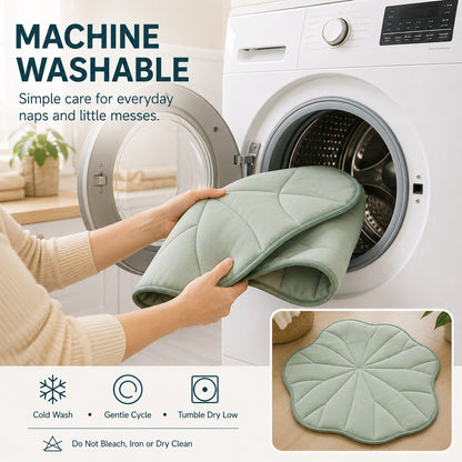Lotus Leaf Cooling Pet Mat – Reversible & Washable