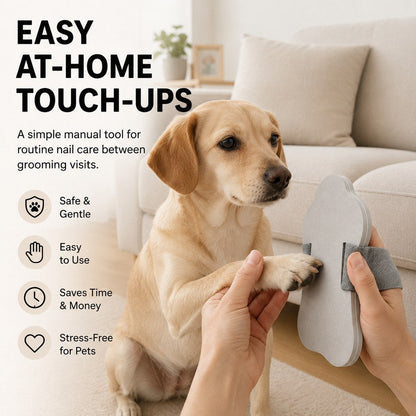 Quiet Pet Nail File Board – Blade-Free Nail Care