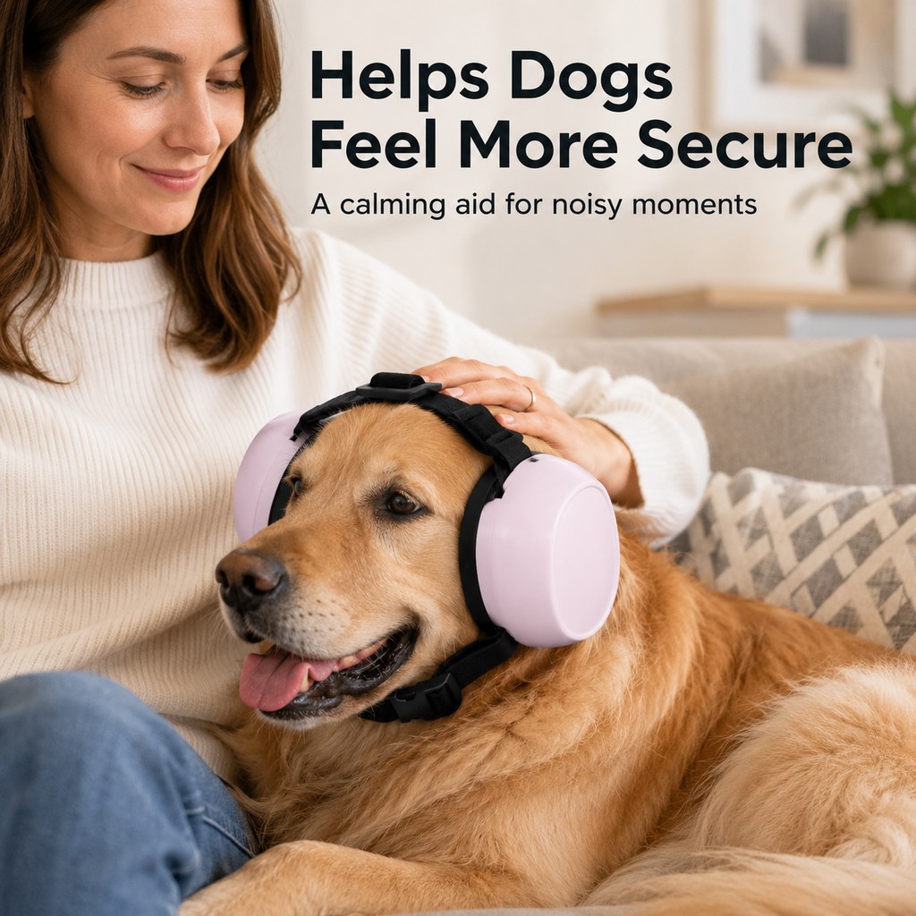 Dog Noise-Reducing Ear Muffs – Calm During Fireworks