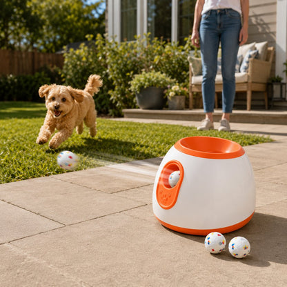 Mini Automatic Dog Ball Launcher – Fetch Made Easy