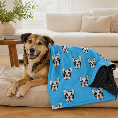 Layered Minky Pet Blanket – Soft Comfort Anywhere