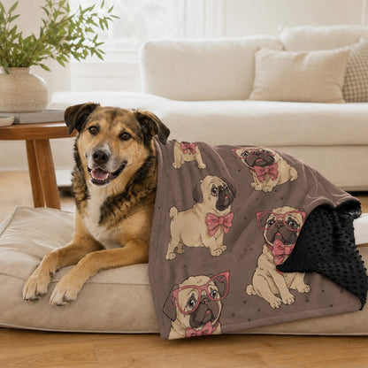 Layered Minky Pet Blanket – Soft Comfort Anywhere