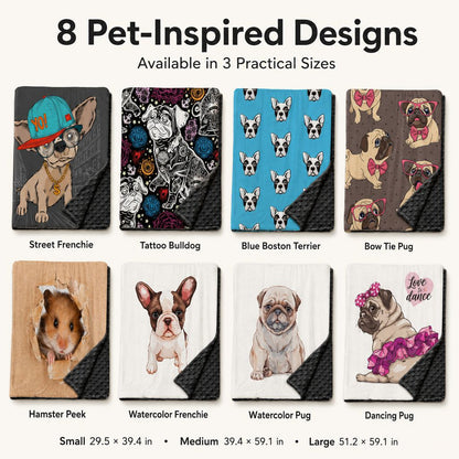 Layered Minky Pet Blanket – Soft Comfort Anywhere