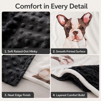 Layered Minky Pet Blanket – Soft Comfort Anywhere