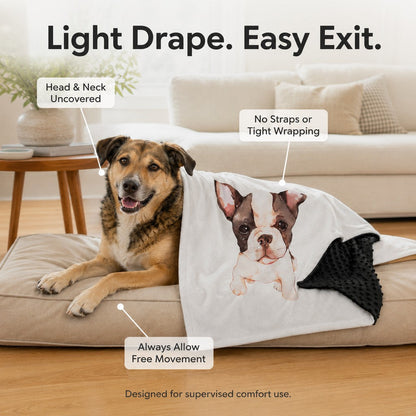 Layered Minky Pet Blanket – Soft Comfort Anywhere
