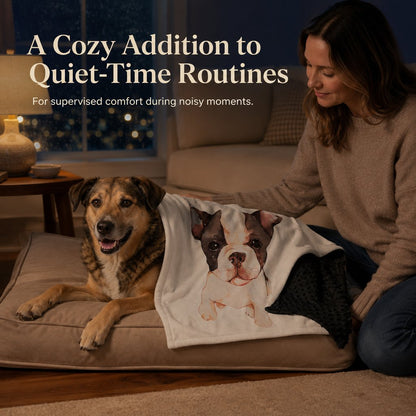 Layered Minky Pet Blanket – Soft Comfort Anywhere