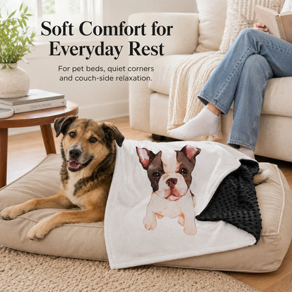 Layered Minky Pet Blanket – Soft Comfort Anywhere