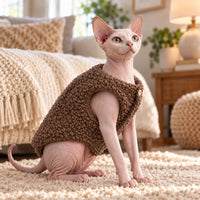 Mocha Brown Sherpa Vest