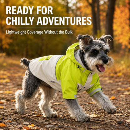 Water-Resistant Dog Windbreaker – Rain & Wind Cover