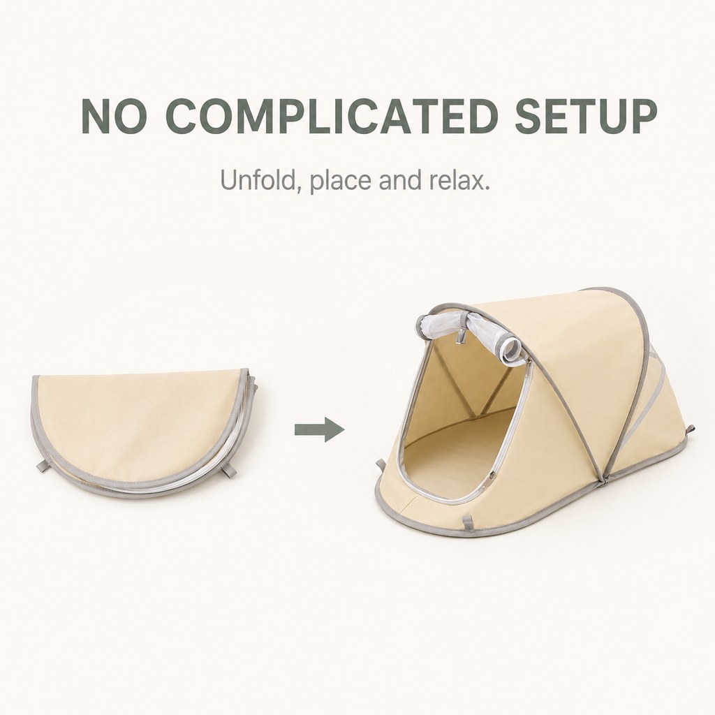 Foldable Pet Tent – Cozy Private Rest Space