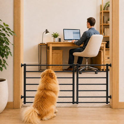 No-Drill Expandable Pet Gate – Easy Doorway Barrier