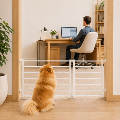 No-Drill Expandable Pet Gate – Easy Doorway Barrier