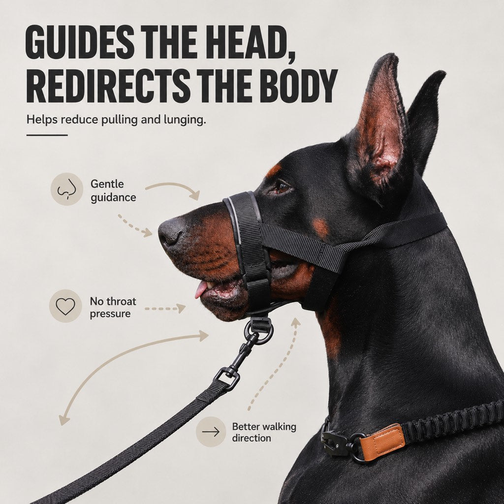 No-Pull Dog Head Halter – Calmer Daily Walks