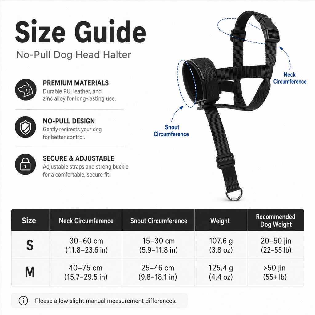 No-Pull Dog Head Halter – Calmer Daily Walks