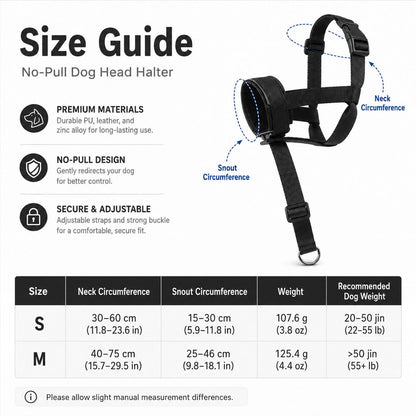 No-Pull Dog Head Halter – Calmer Daily Walks