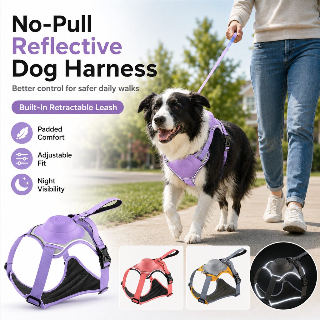 No-Pull with Built-In Leash