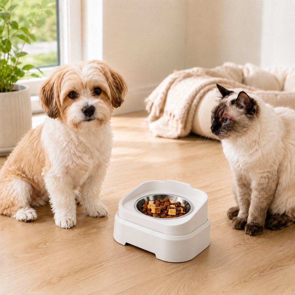 Elevated Slow Feeder Bowl – Slower Meals, Less Mess