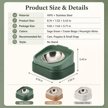 Elevated Slow Feeder Bowl – Slower Meals, Less Mess