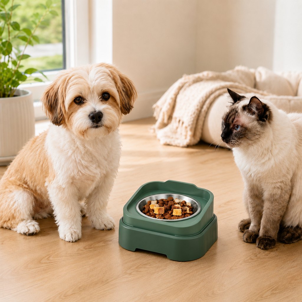 Elevated Slow Feeder Bowl – Slower Meals, Less Mess