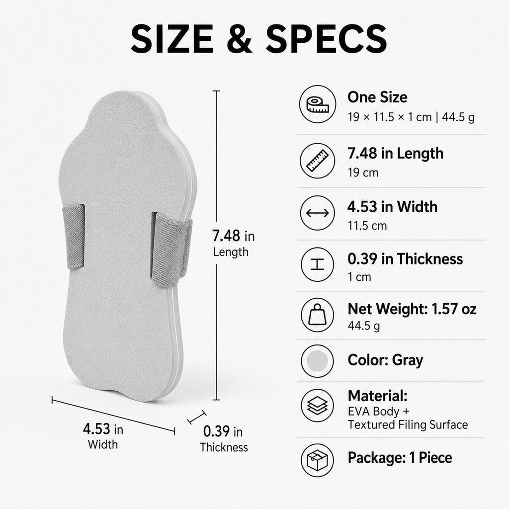 Quiet Pet Nail File Board – Blade-Free Nail Care