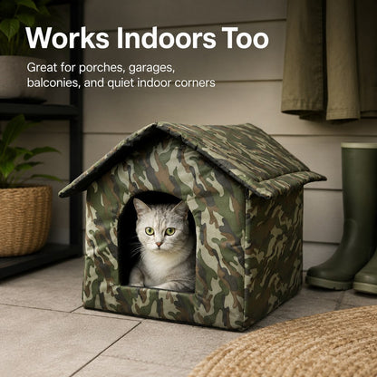 Outdoor Cat House – Weather-Resistant Cozy Shelter