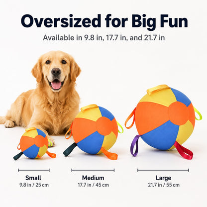 Inflatable Dog Play Ball – Oversized Chase & Tug Fun