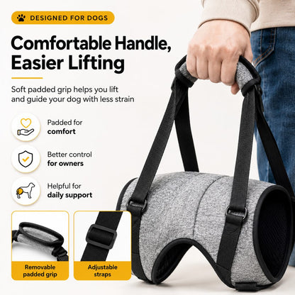 Dog Rear Support Lift Sling – Easier Stairs & Car Rides