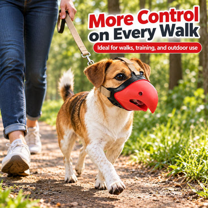 Parrot Beak Dog Muzzle – Stops Scavenging & Biting