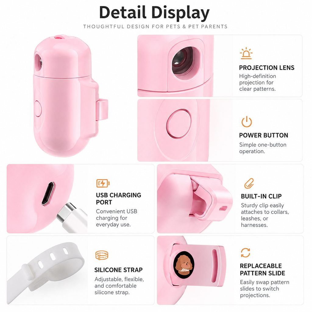 Breed Projector Dog Light – Night Walk Visibility