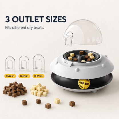 UFO Cat Treat Dispenser Toy – Motion-Activated Puzzle Play