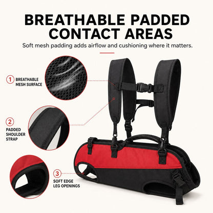 Hands-Free Dog Carrier Harness Backpack – Carry Tired Dogs