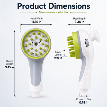 3-in-1 Pet Bathing Sprayer Brush – Easier Washing