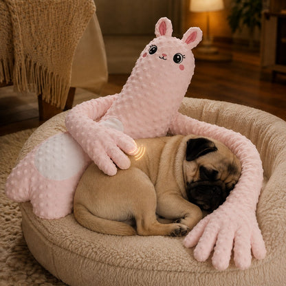 Heated Calming Plush Companion – Remote, 3 Modes