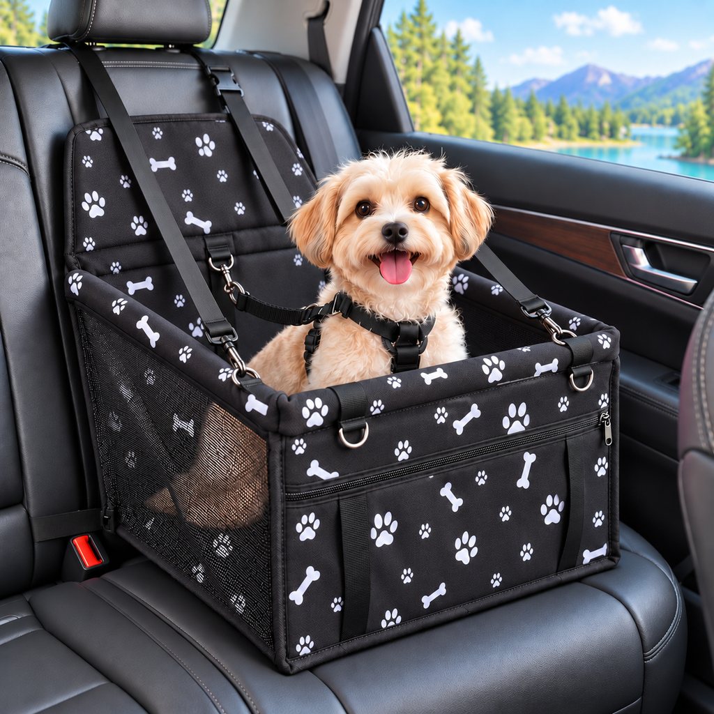 Pet Car Booster Seat – Stops Roaming in the Car