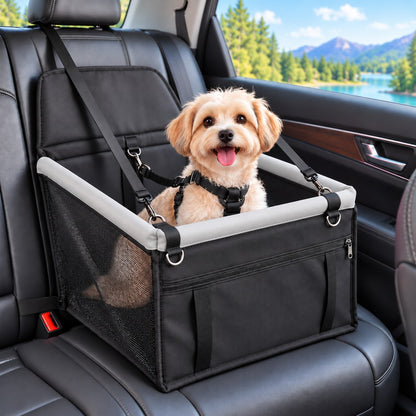 Pet Car Booster Seat – Stops Roaming in the Car