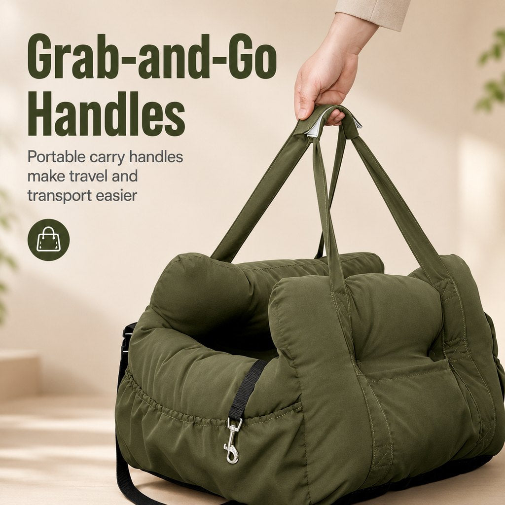 Pet Car Seat Sofa – Calmer, Secure Road Trips