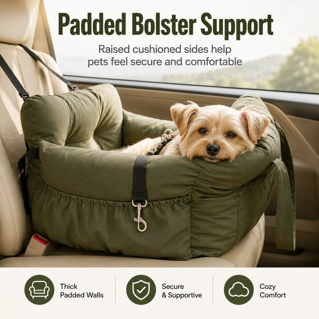 Pet Car Seat Sofa – Calmer, Secure Road Trips