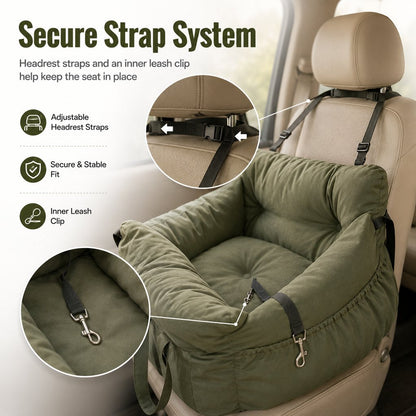 Pet Car Seat Sofa – Calmer, Secure Road Trips