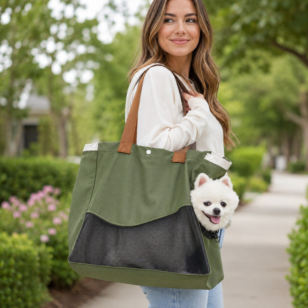Breathable Pet Carrier Tote – Easy Shoulder Carry