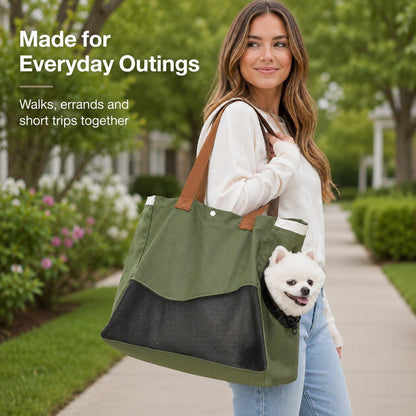 Breathable Pet Carrier Tote – Easy Shoulder Carry
