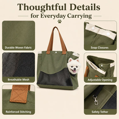 Breathable Pet Carrier Tote – Easy Shoulder Carry